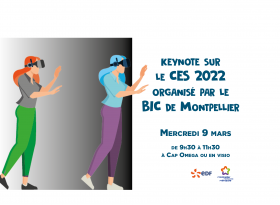 Visuel Keynote du BIC sur le CES 2022 