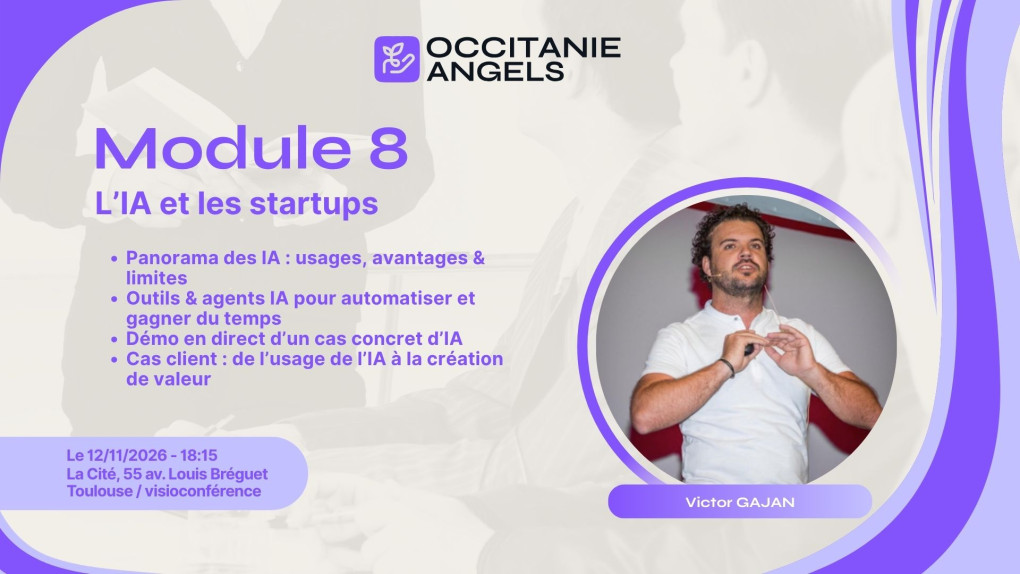 Affiche du module 8 animé par victor gajan