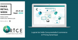 Participation de PriceComparator au Salon Paris Retail Week 2022