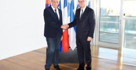 Philippe SAUREL, Maire de la Ville de Montpellier, Président de Montpellier Méditerranée Métropole a reçu Mr Teemu TANNER, Ambassadeur de Finlande en France
